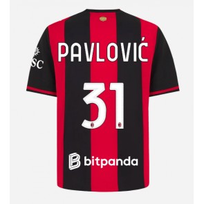 AC Milan Strahinja Pavlovic #31 Hjemmebanetrøje 2026-27 Kortærmet